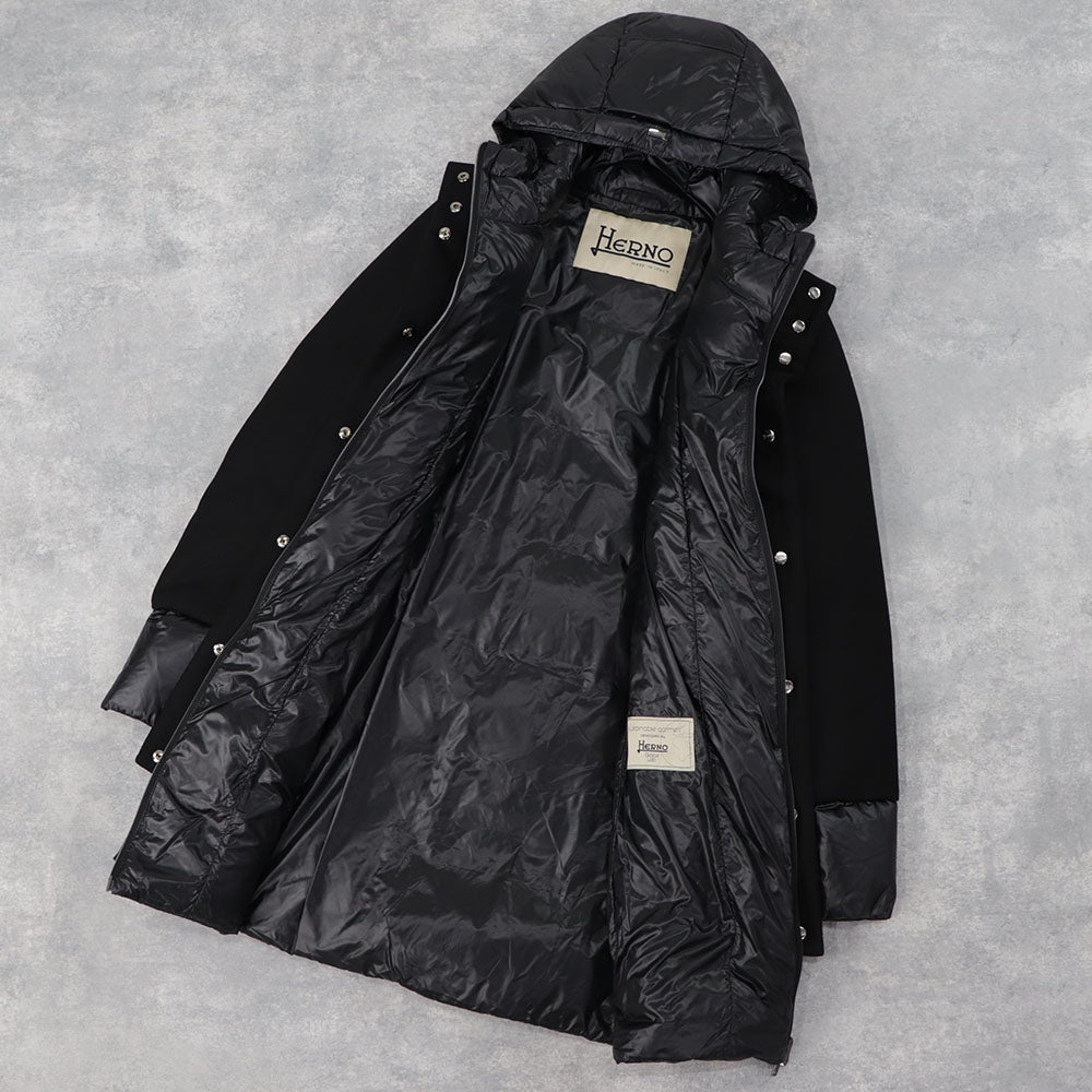 HERNO ダウンコート ウールツイル ウール ナイロン ダウン