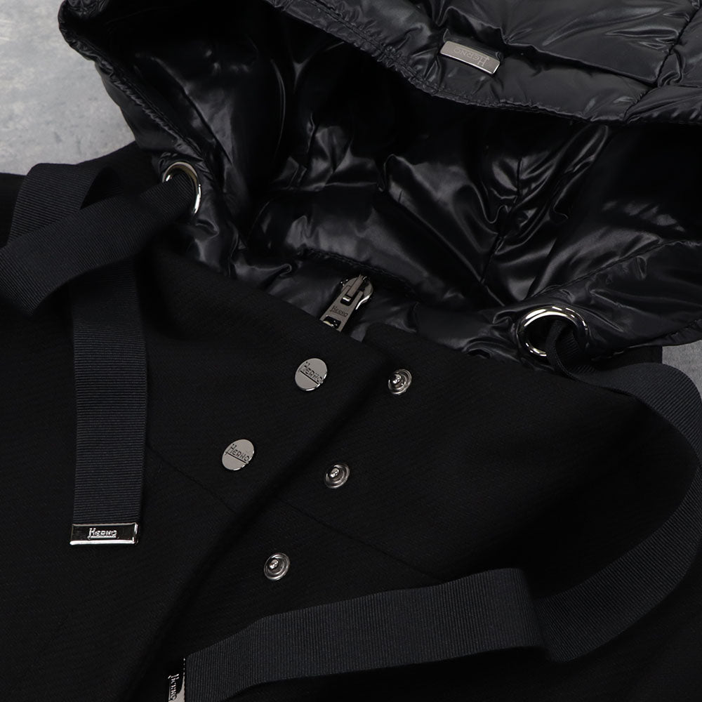 HERNO ダウンコート ウールツイル ウール ナイロン ダウン