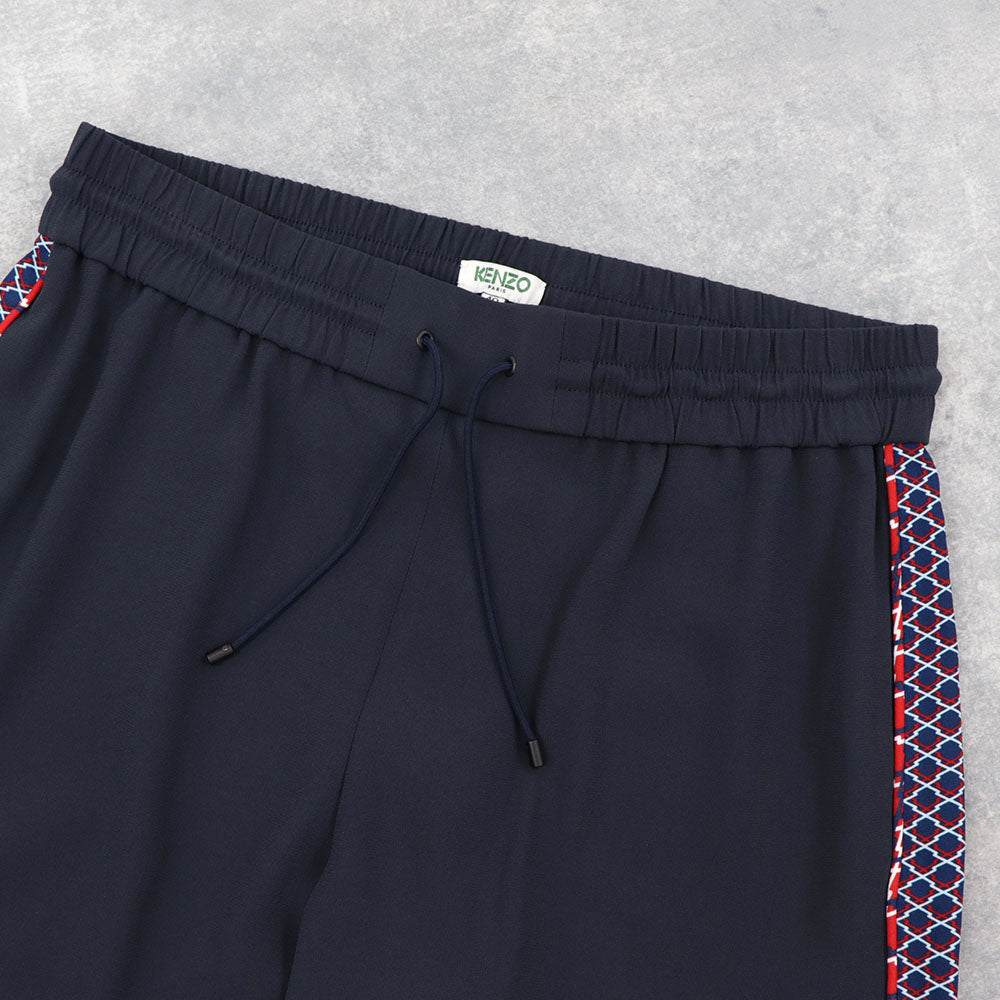 ケンゾー ボトムス トラックパンツ メンズ JOG PANT ネイビー ジョグパンツ ラインパンツ ボトムス サイドストライプ 柄 FA52PA1315AC 77