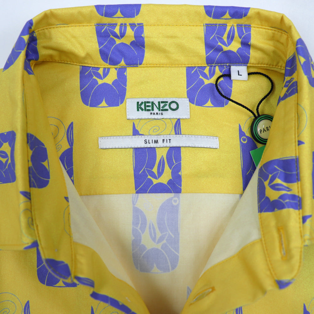 ケンゾー KENZO FA55CH5201LJ シャツ イエロー