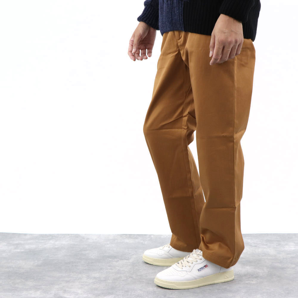ケンゾー ボトムス メンズ STRAIGHT LEG BELTED PANT ブラウン ダークキャメル コットン ストレートカットパンツ ベルテッド ジャガード FA55PA3411RJ 14