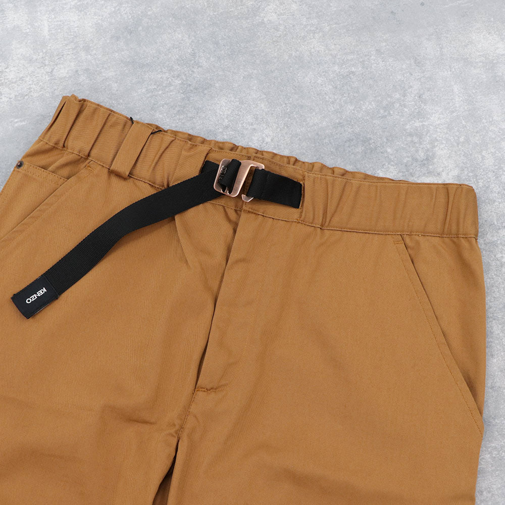 ケンゾー ボトムス メンズ STRAIGHT LEG BELTED PANT ブラウン ダークキャメル コットン ストレートカットパンツ ベルテッド ジャガード FA55PA3411RJ 14