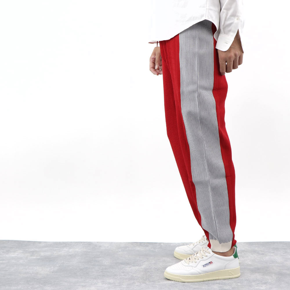 ケンゾー ボトムス スウェットパンツ メンズ COLOURBLOCK PORTY PANTS レッド コットン ジョガーパンツ ロゴ プリント FA55PA5133BB 21