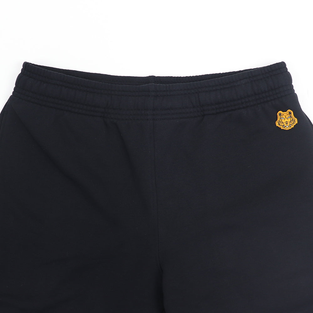 ケンゾー ボトムス スウェットパンツ ジョギングパンツ メンズ ブラック コットン ワンポイント タイガー ボトムス FB55PA7114ML