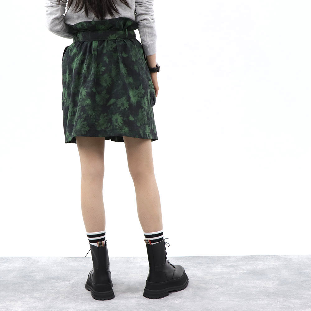 ケンゾー FB62JU1659G8 53 グリーン ミニスカート