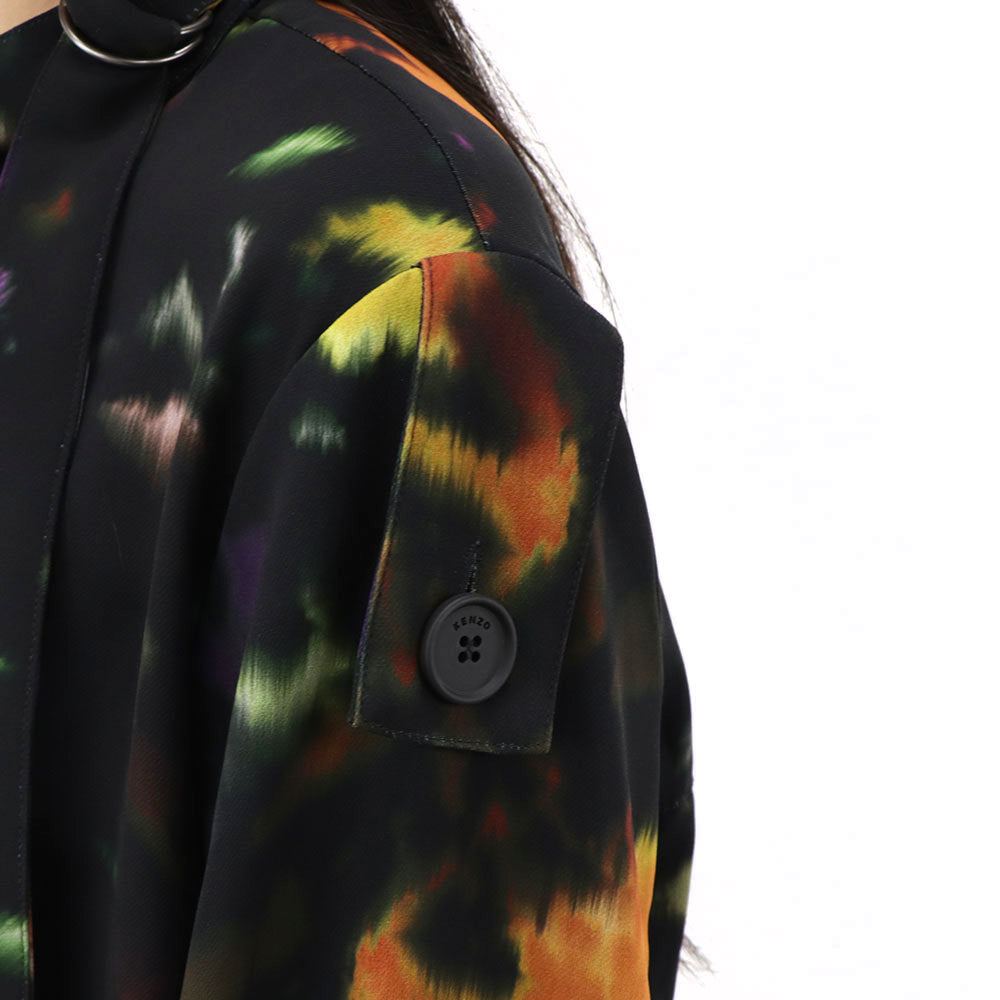 KENZO ブラウス FB62TO19459T 99 ブラック 柄