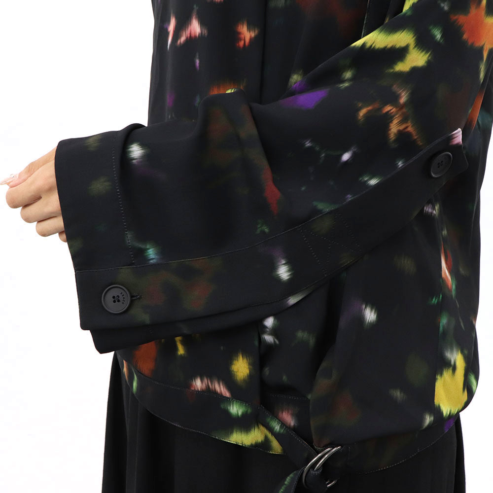 KENZO ブラウス FB62TO19459T 99 ブラック 柄