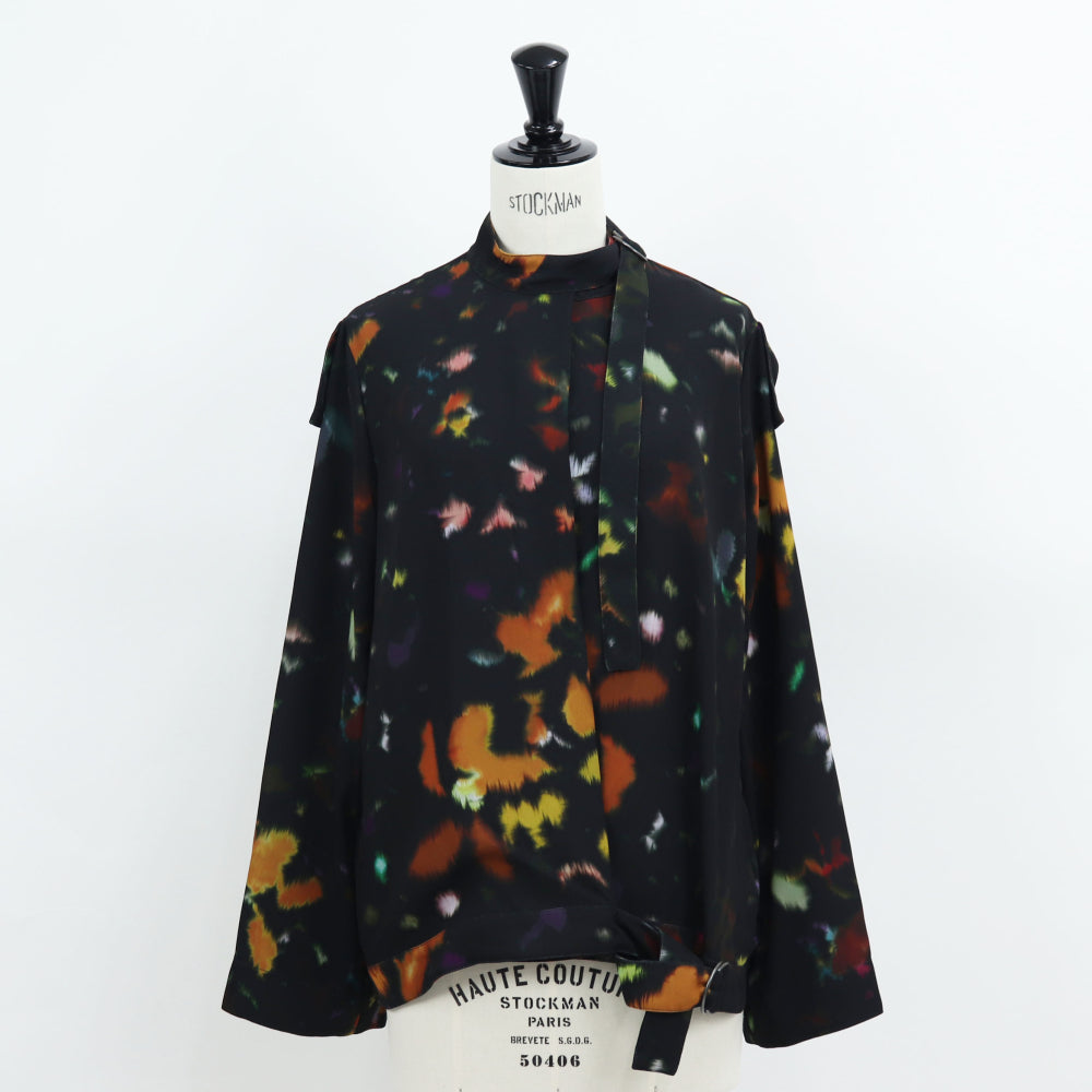 KENZO ブラウス FB62TO19459T 99 ブラック 柄