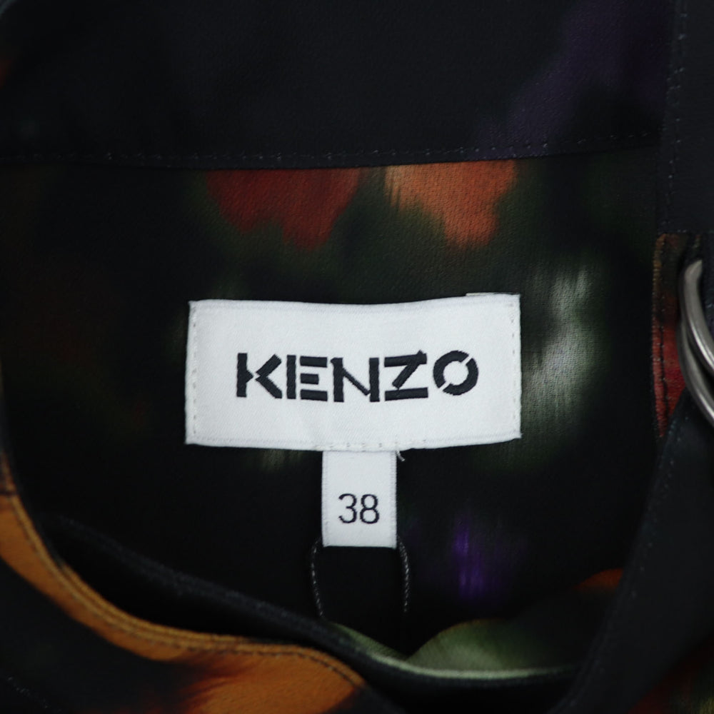 KENZO ブラウス FB62TO19459T 99 ブラック 柄