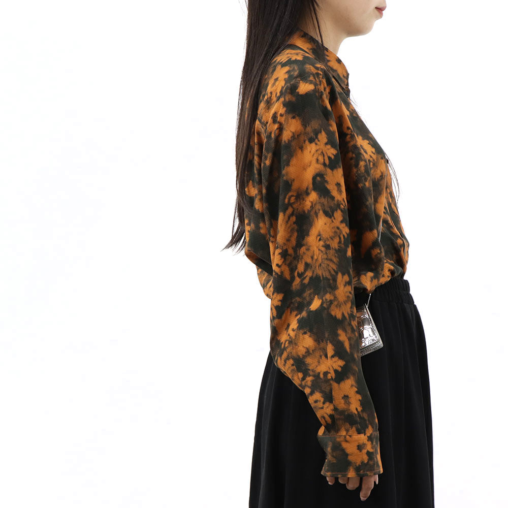 ケンゾー FB62CH030528 17 シャツ オレンジ ブラック