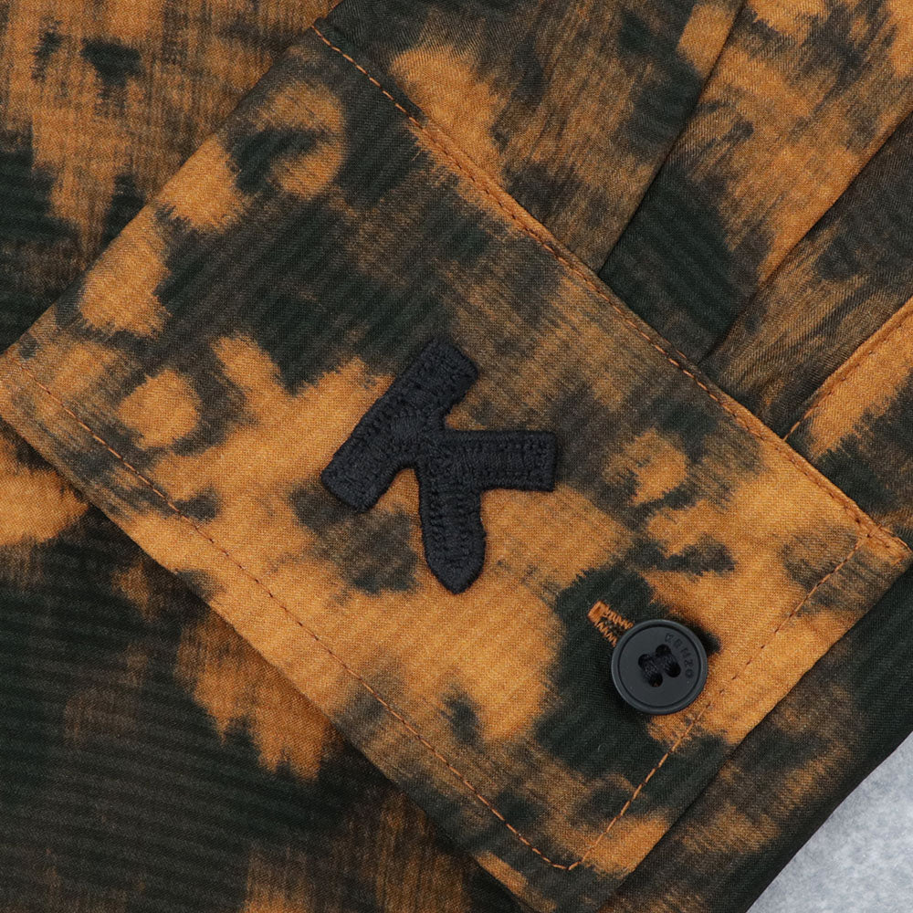 ケンゾー FB62CH030528 17 シャツ オレンジ ブラック