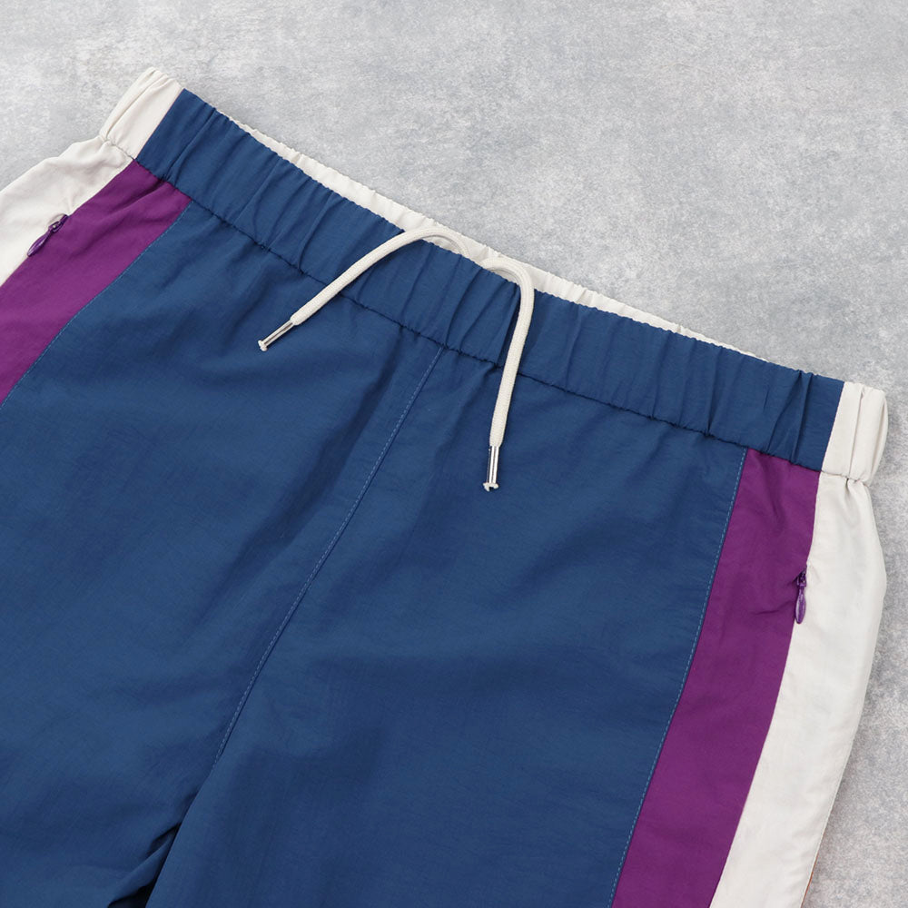 ケンゾー ボトムストラックパンツ メンズ ブルー オレンジ パープル ホワイト ナイロン ジャージ ジョギングパンツ FB62PA0359CO 78