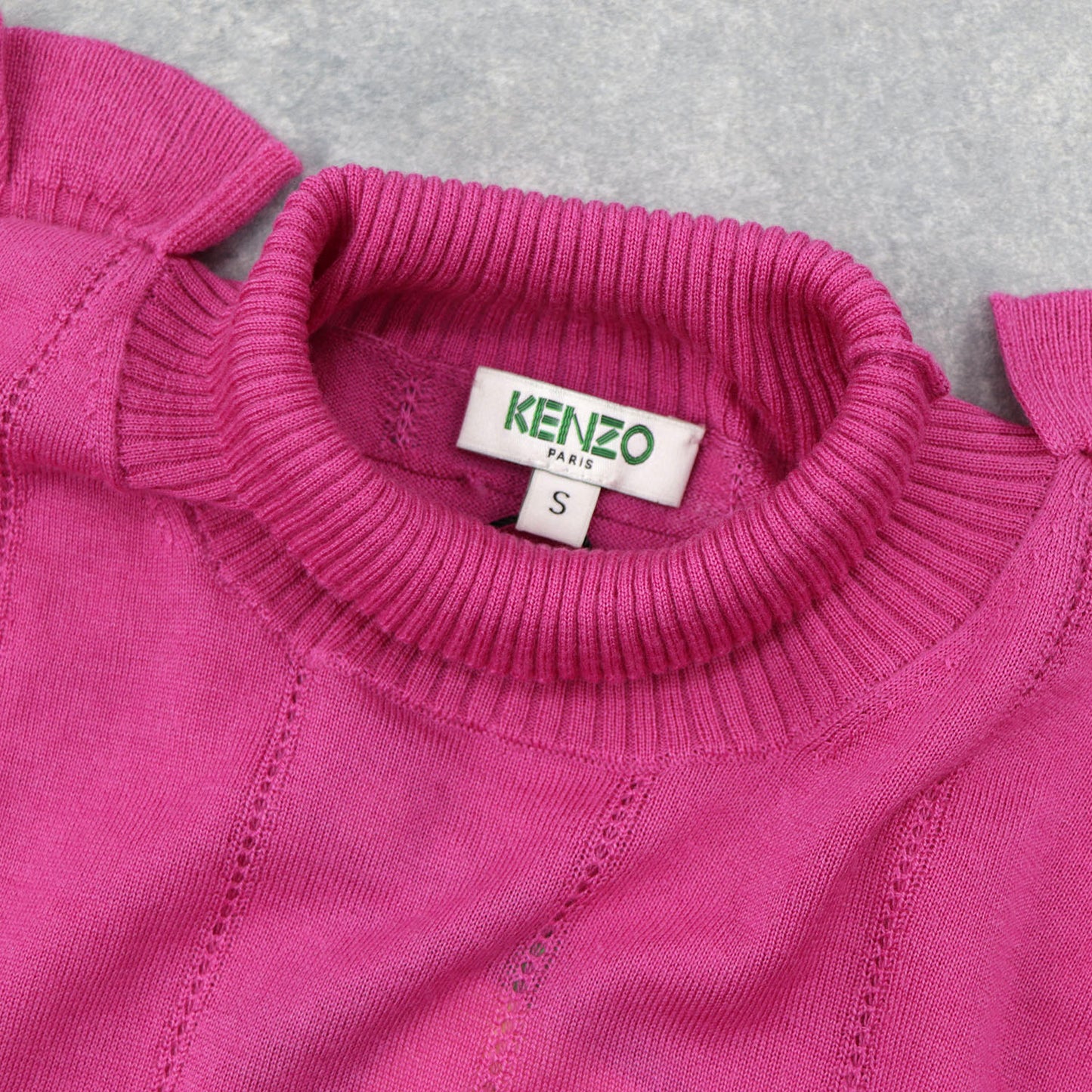 ケンゾー ニット F962TO604804 ピンク ウール シルク