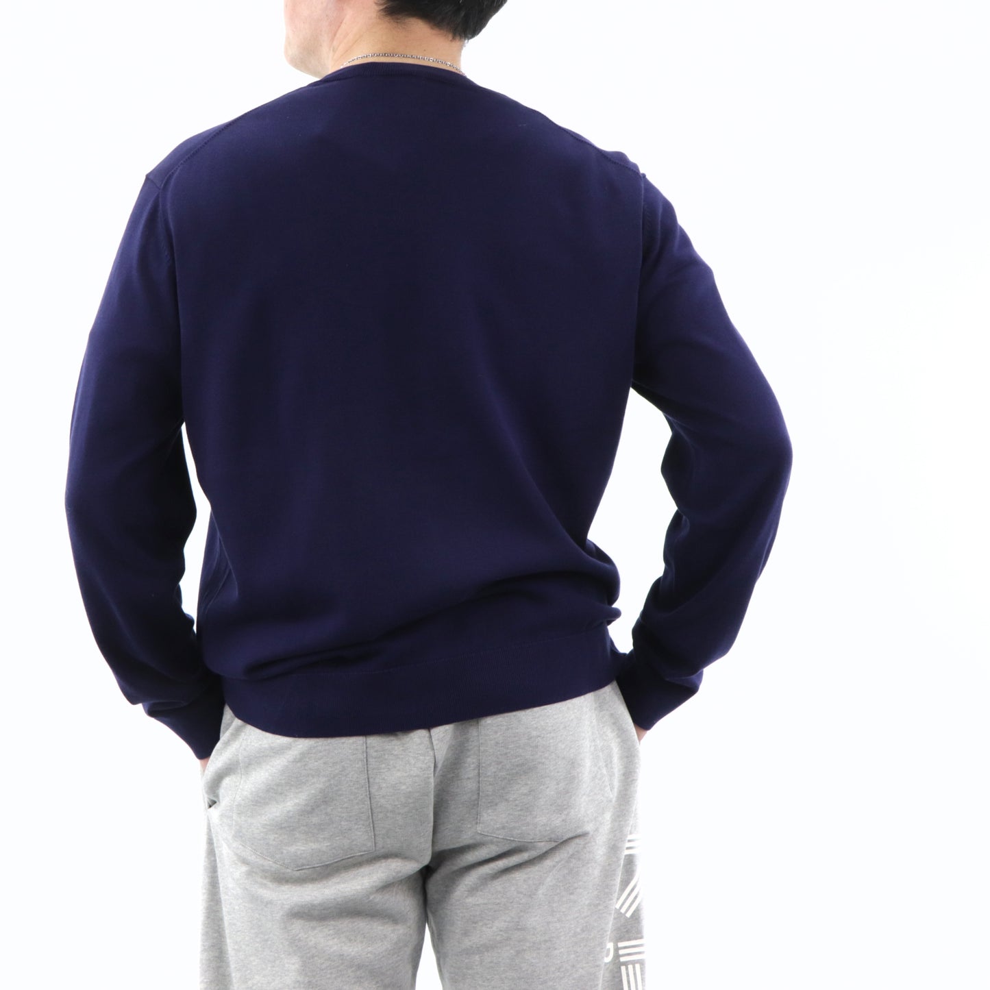 ケンゾー ニット BFB55PU5413L ネイビー クルーネック