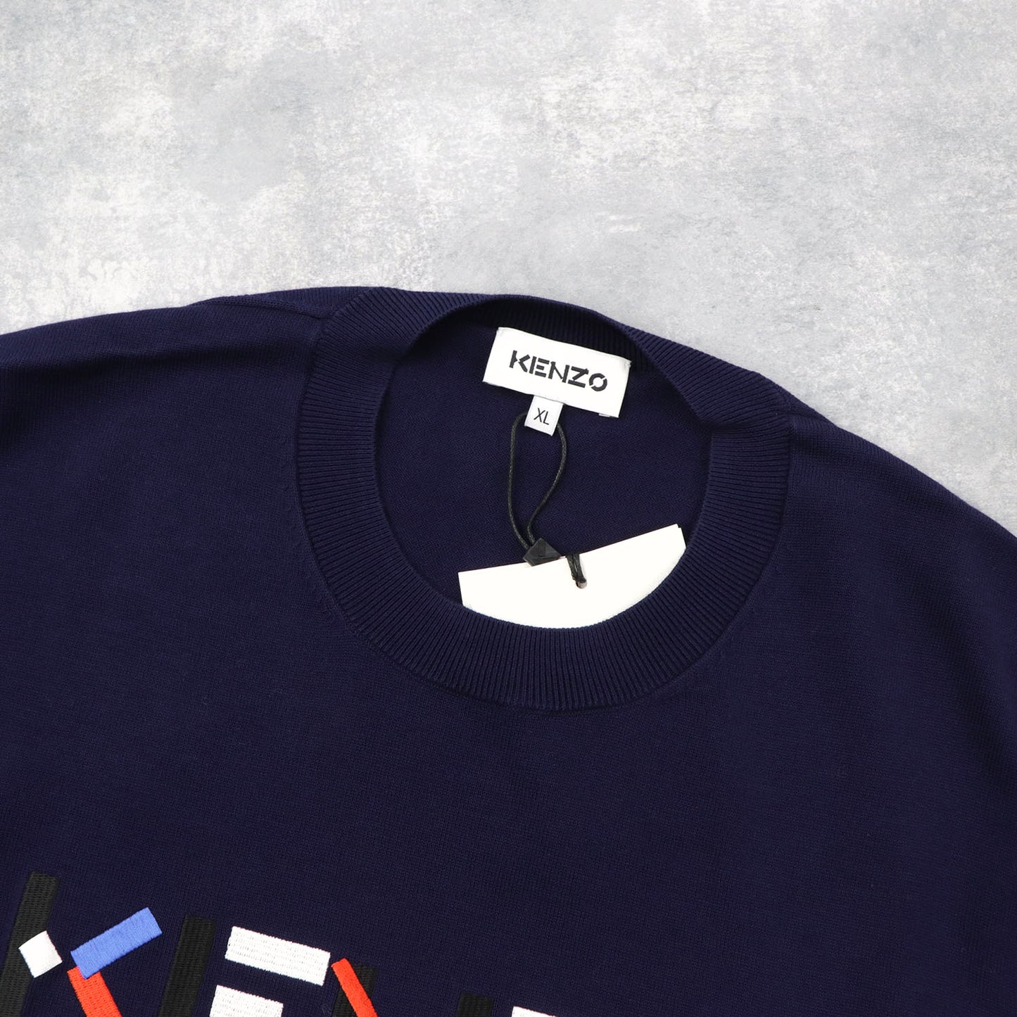 ケンゾー ニット BFB55PU5413L ネイビー クルーネック