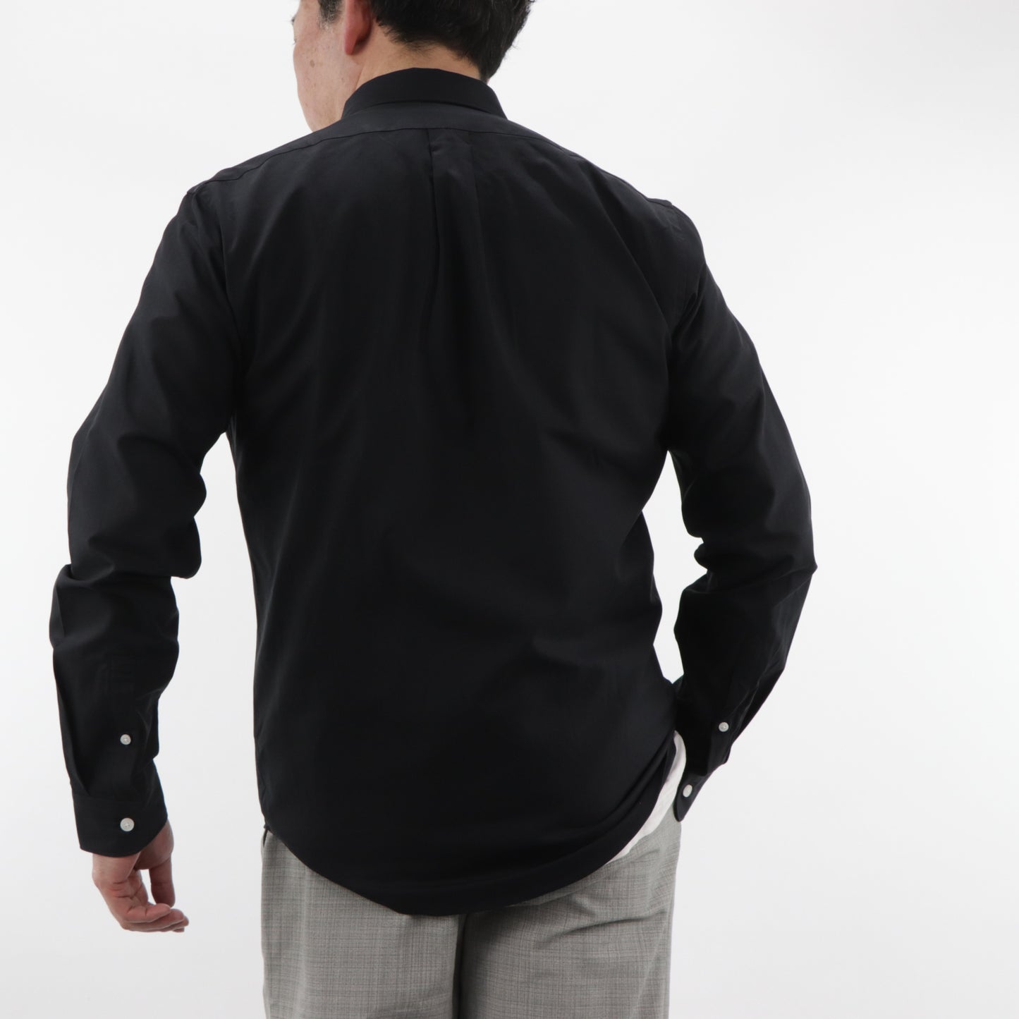 ケンゾー シャツ メンズ ブルー ブラック コットン カジュアルフィット 長袖 ワンポイント トラ タイガー ロゴ F955CH4001L