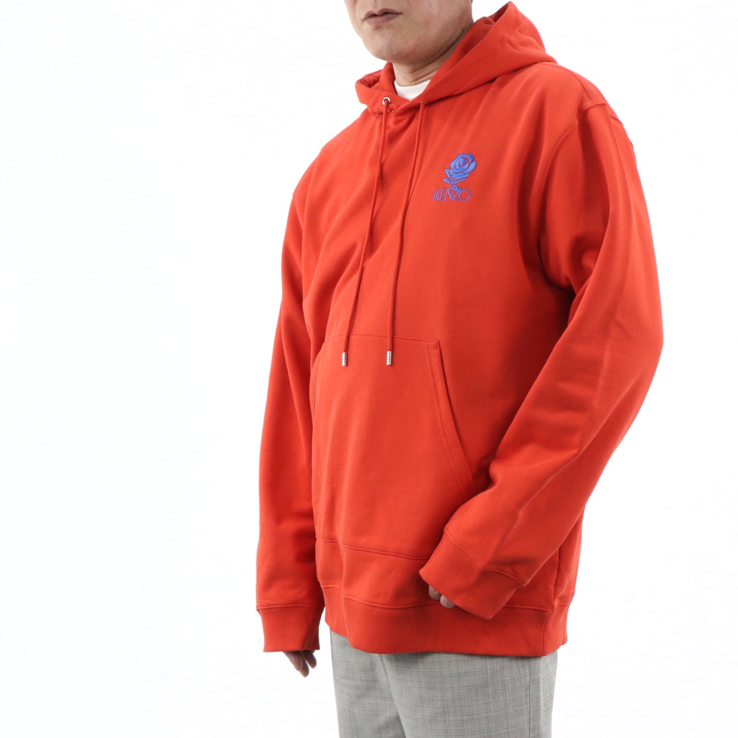 ケンゾー フーディ F955SW4214MA レッド プルオーバー