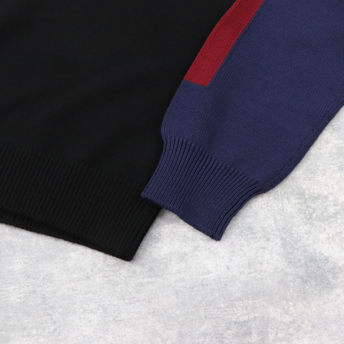 ケンゾー ニット F965PU2253BB ネイビー×ブラック