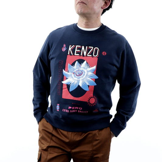 ケンゾー トレーナー F965SW1094ME ネイビー