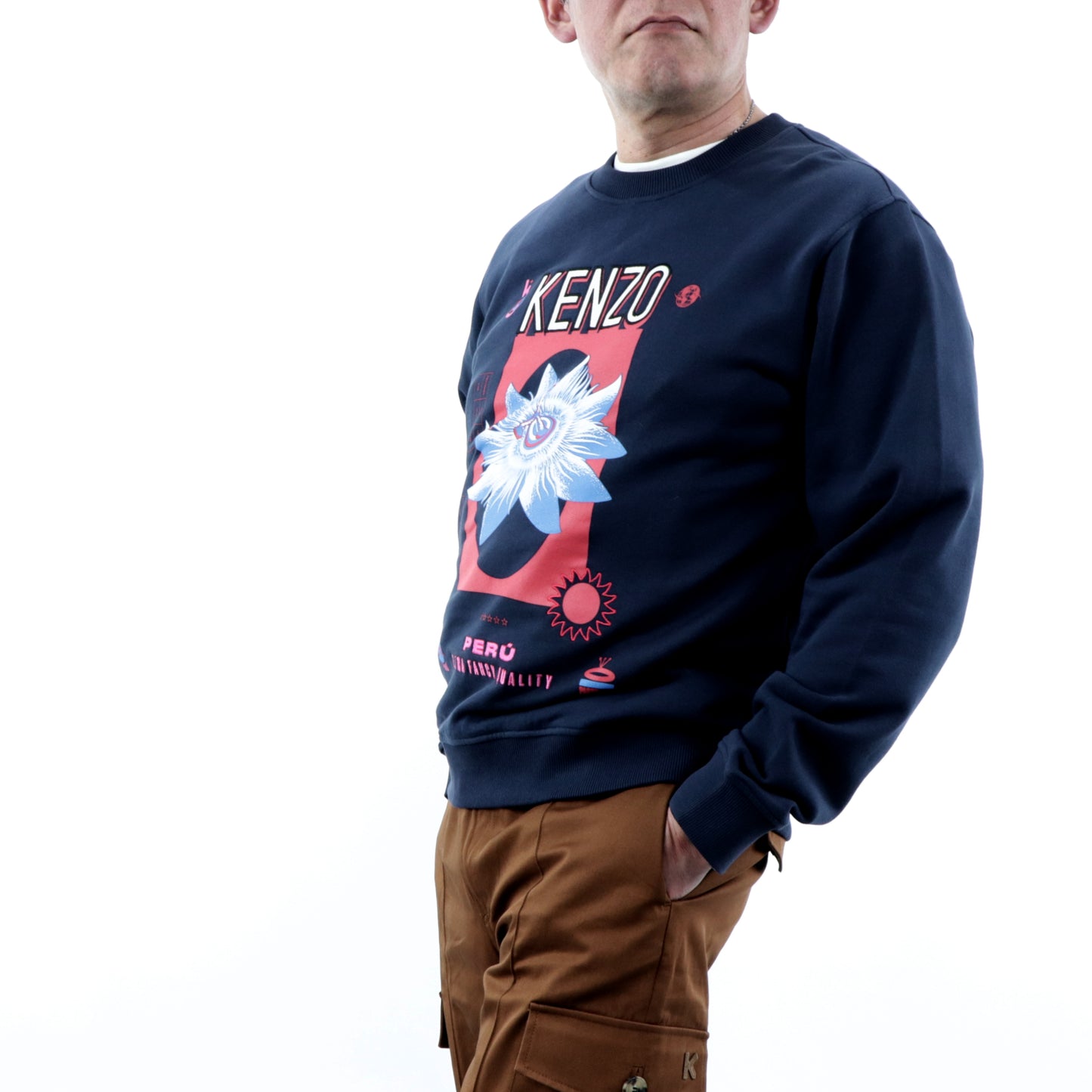 ケンゾー トレーナー F965SW1094ME ネイビー