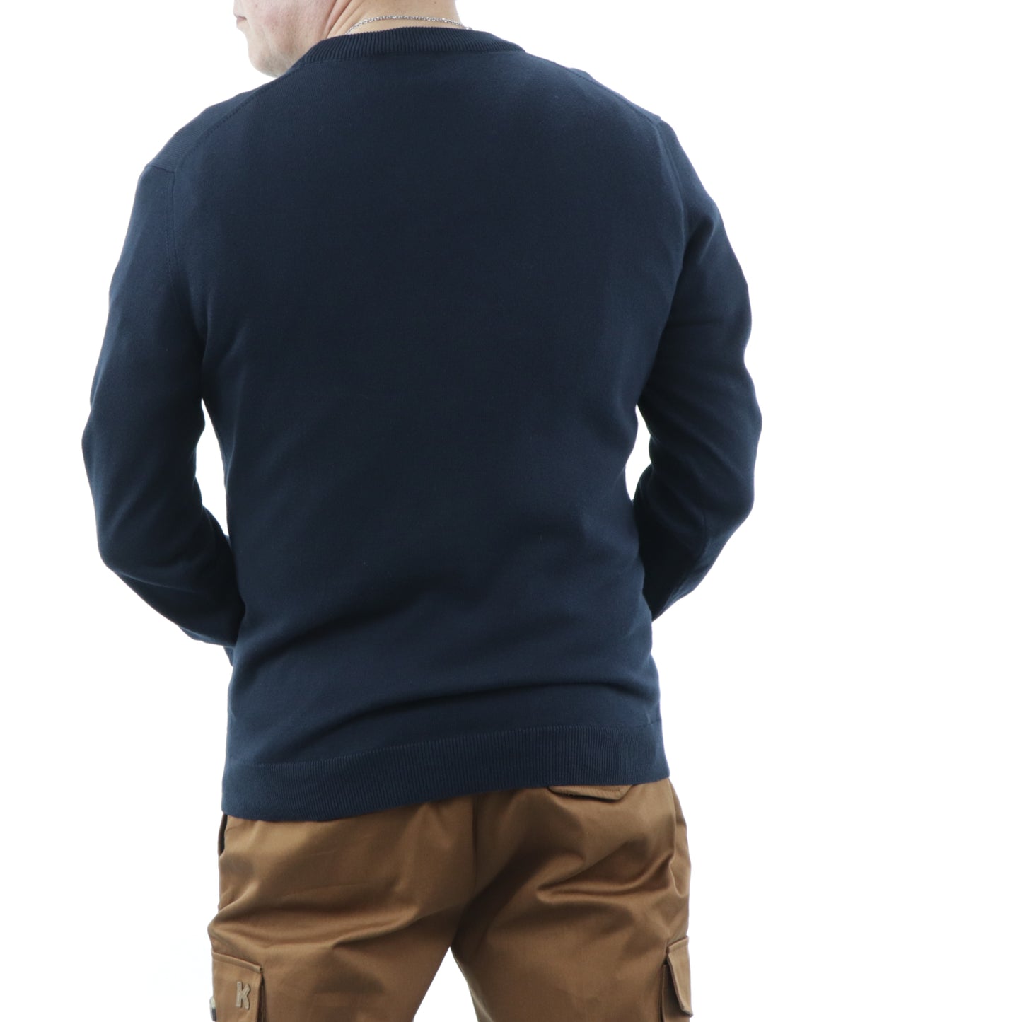 ケンゾー ニット FA55PU5003XB ネイビー×ブルー