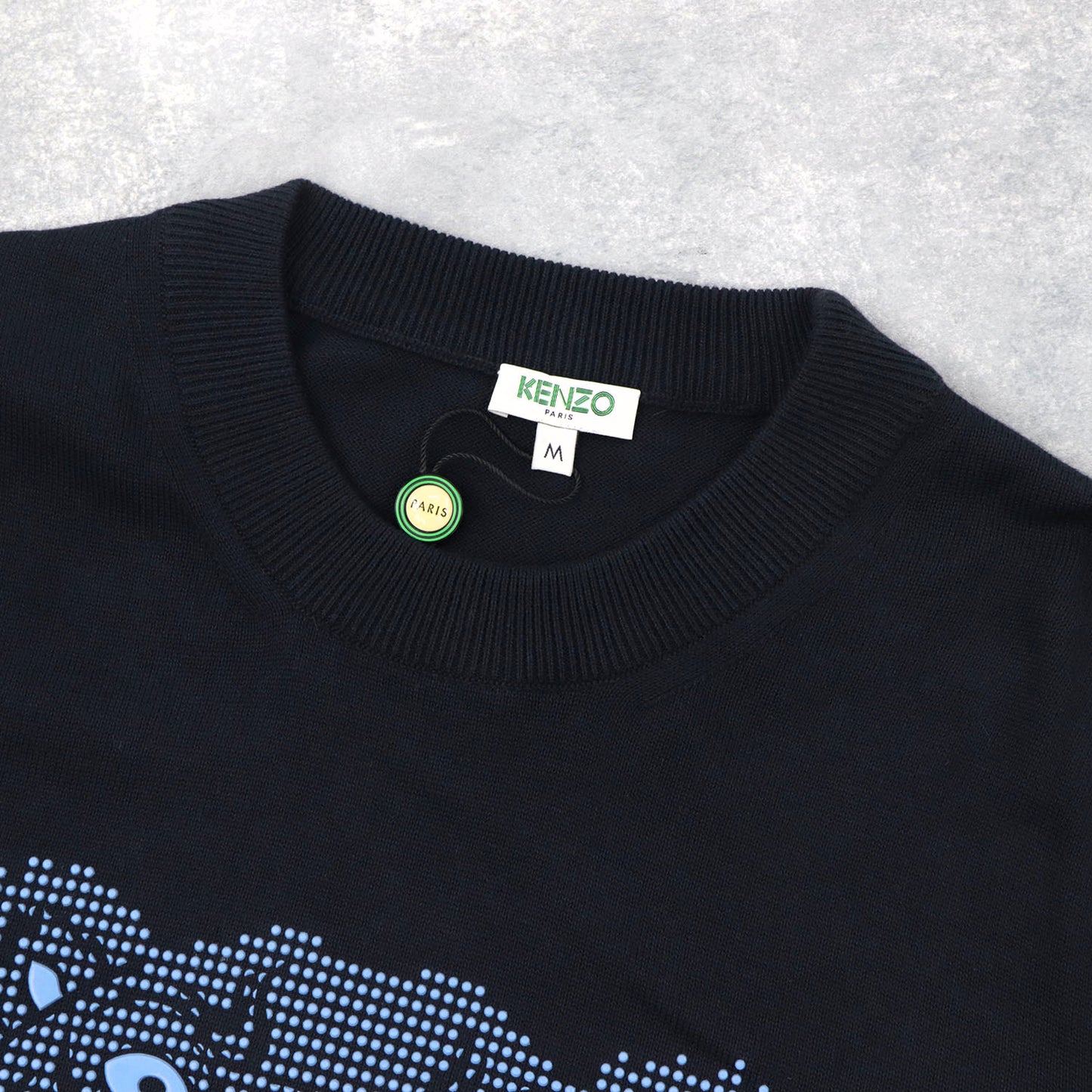 ケンゾー ニット FA55PU5003XB ネイビー×ブルー