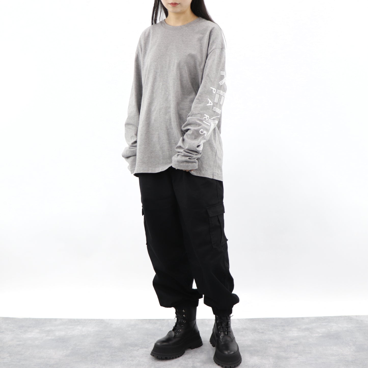 ケンゾー Tシャツ 長袖 F665TS1524BD 95 グレー