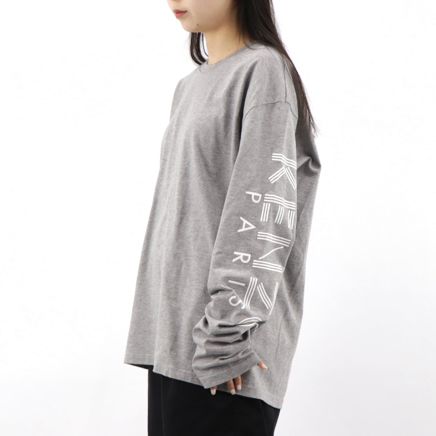 ケンゾー Tシャツ 長袖 F665TS1524BD 95 グレー