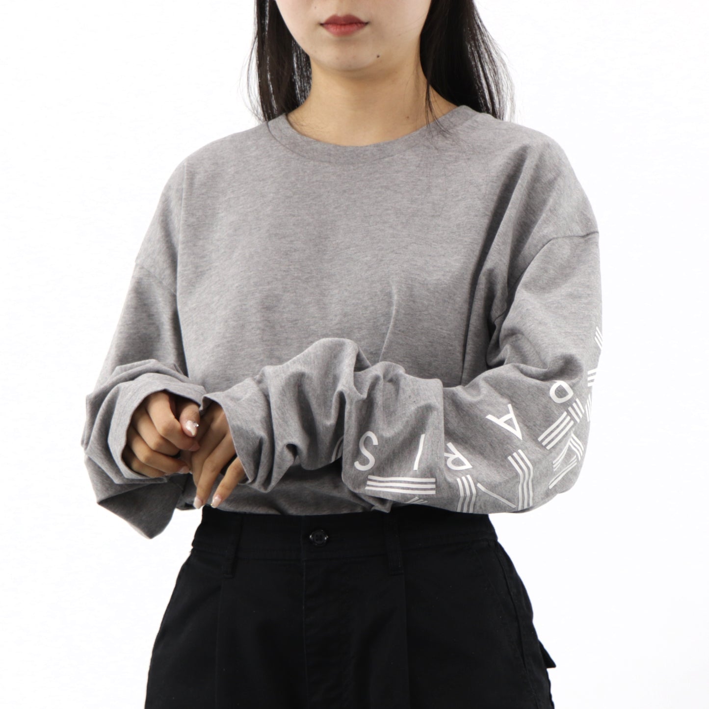 ケンゾー Tシャツ 長袖 F665TS1524BD 95 グレー