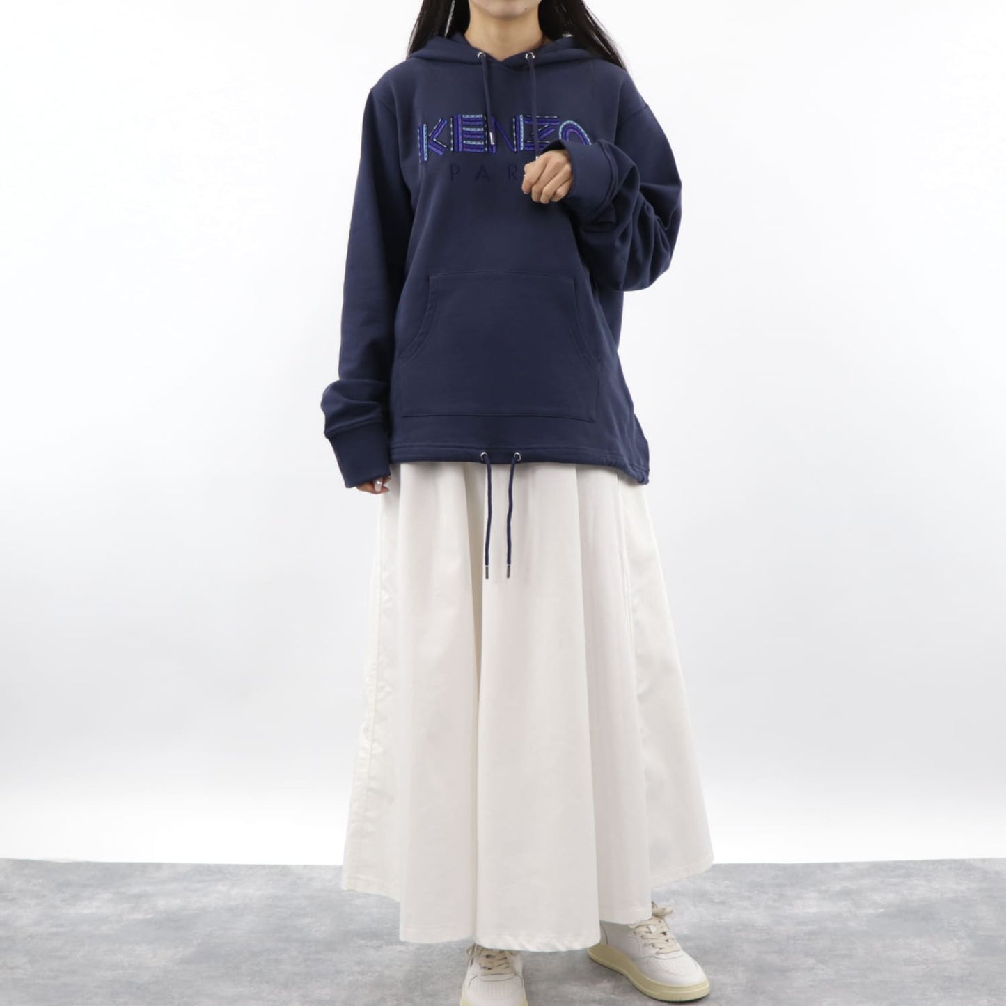 ケンゾー パーカー F965SW3614ME 78 ネイビー