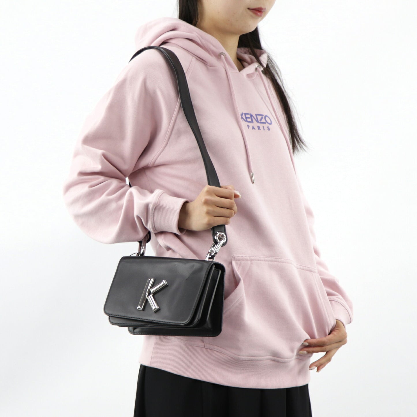 ケンゾー パーカー FA52SW771962 34 ライトピンク