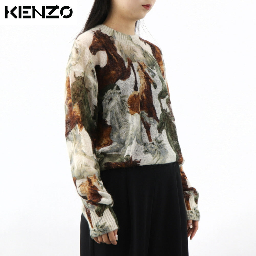 ケンゾー ニット FA62PU5133CC クリーム系 クルーネック