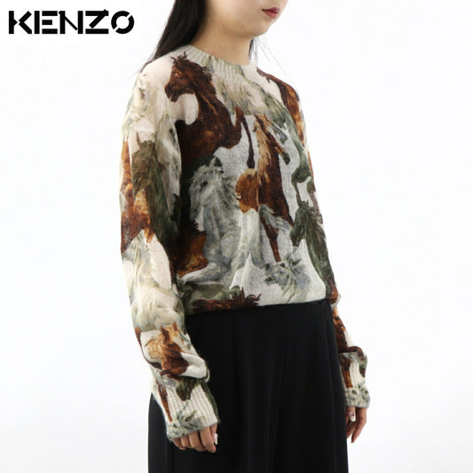 ケンゾー ニット FA62PU5133CC クリーム系 クルーネック