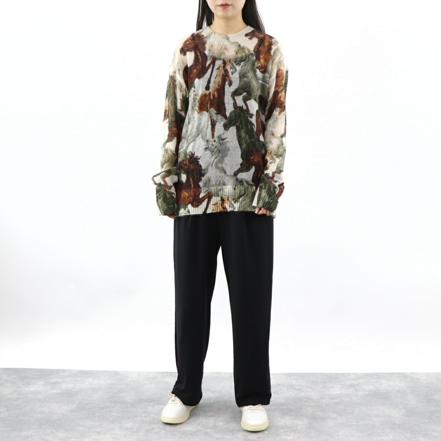 ケンゾー ニット FA62PU5133CC クリーム系 クルーネック