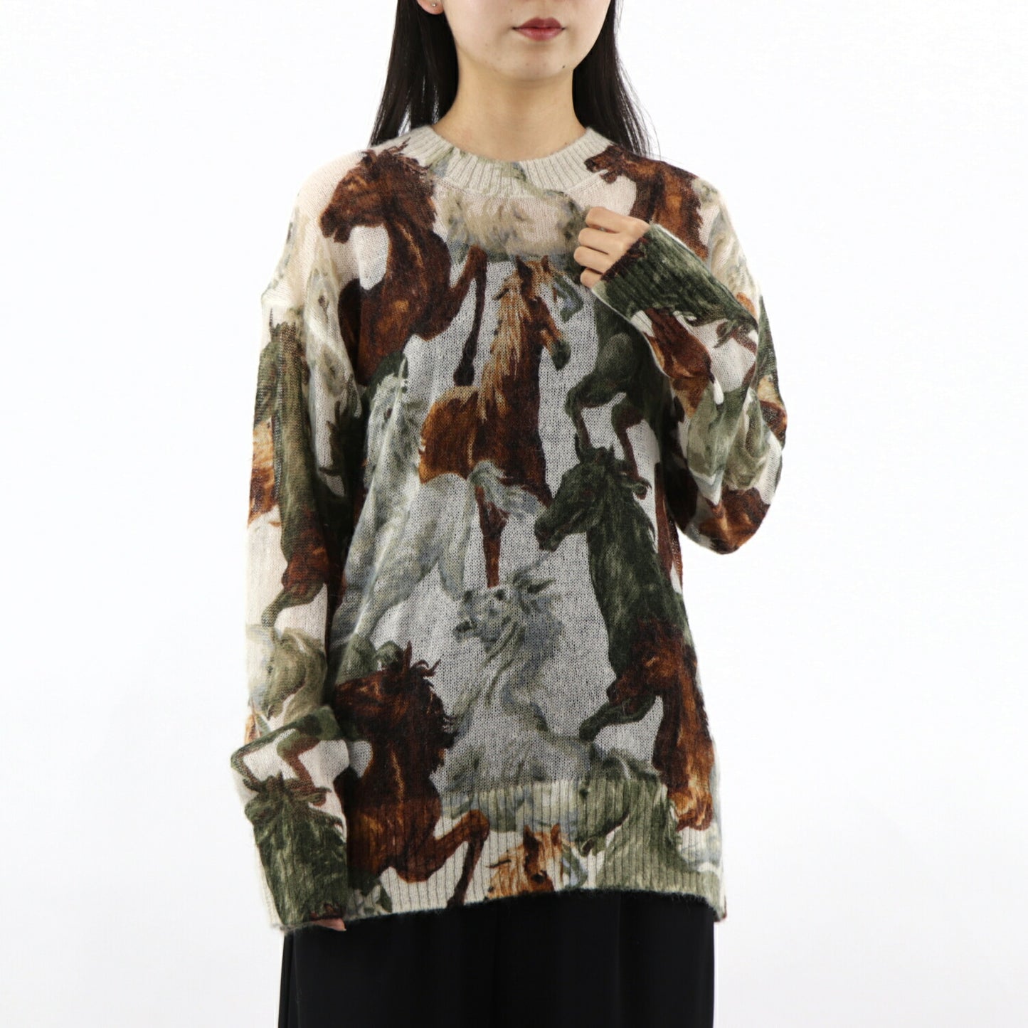 ケンゾー ニット FA62PU5133CC クリーム系 クルーネック