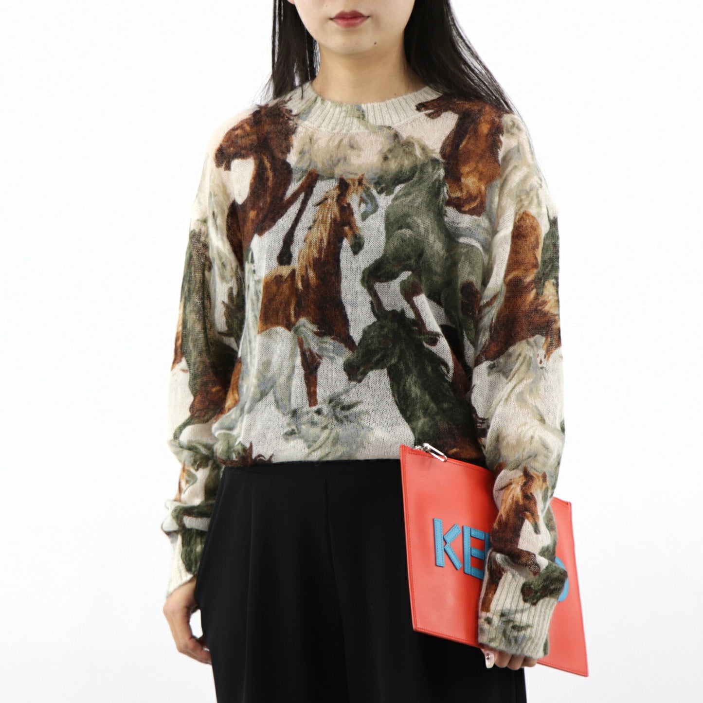 ケンゾー ニット FA62PU5133CC クリーム系 クルーネック