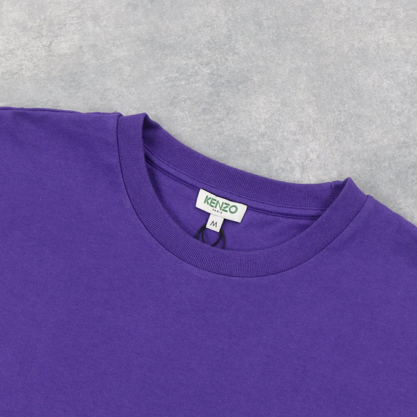 ケンゾー KENZO トップス Tシャツ カットソー メンズ パープル ホワイト クルーネック ロゴ 半袖 F005TS0434BD