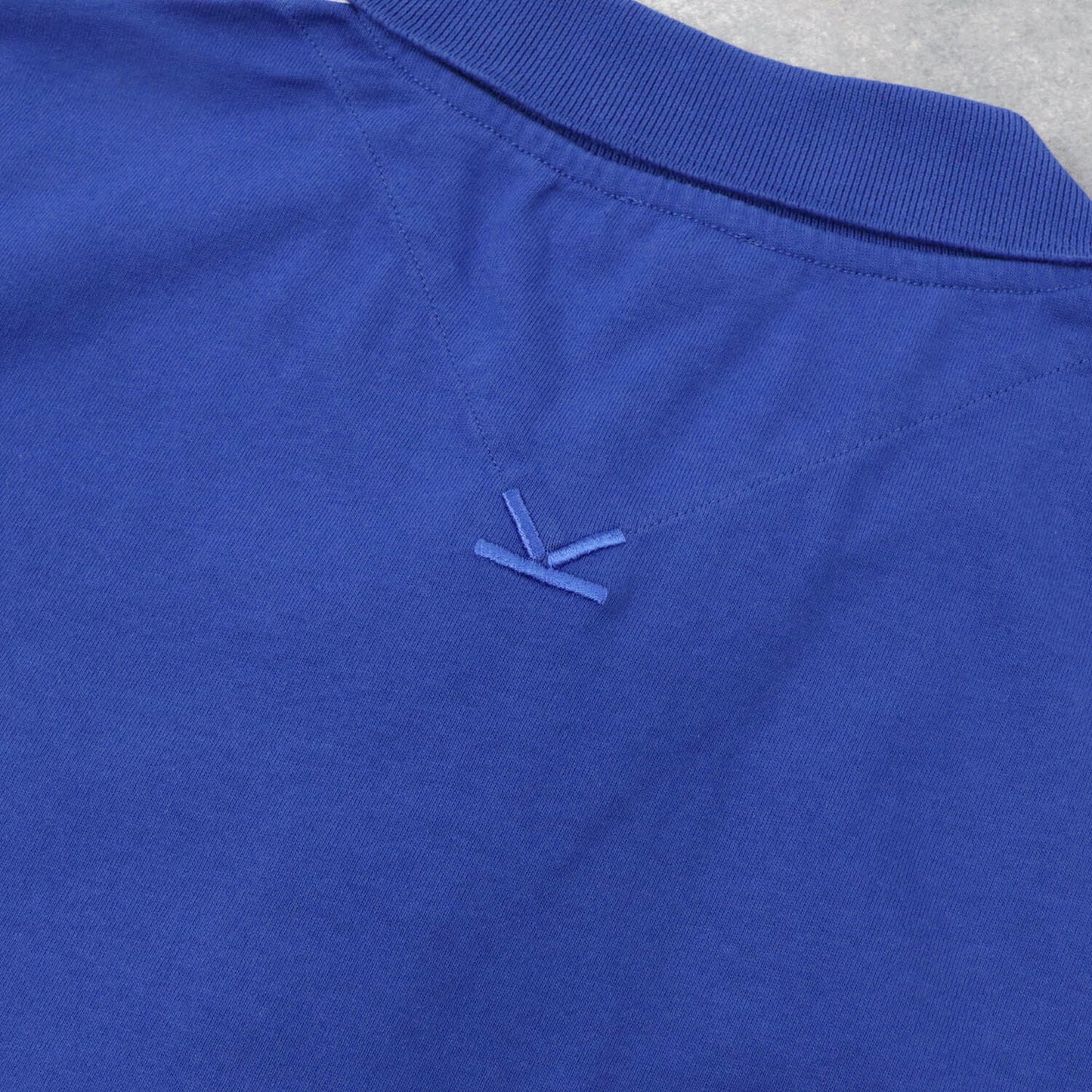 ケンゾー ポロシャツ F955PO0384BD ブルー ボーダーライン