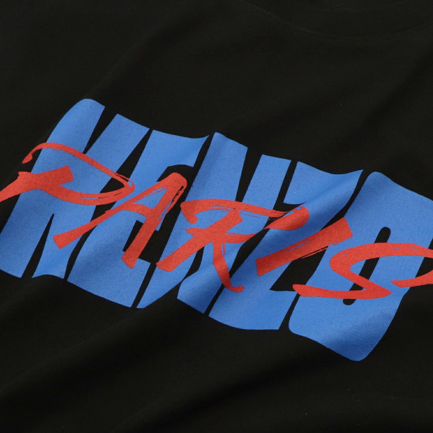 ケンゾー KENZO トップス Tシャツ カットソー メンズ ブラック コットン ロゴ プリント ラウンドネック 丸首 半袖 F955TS0184SA 99