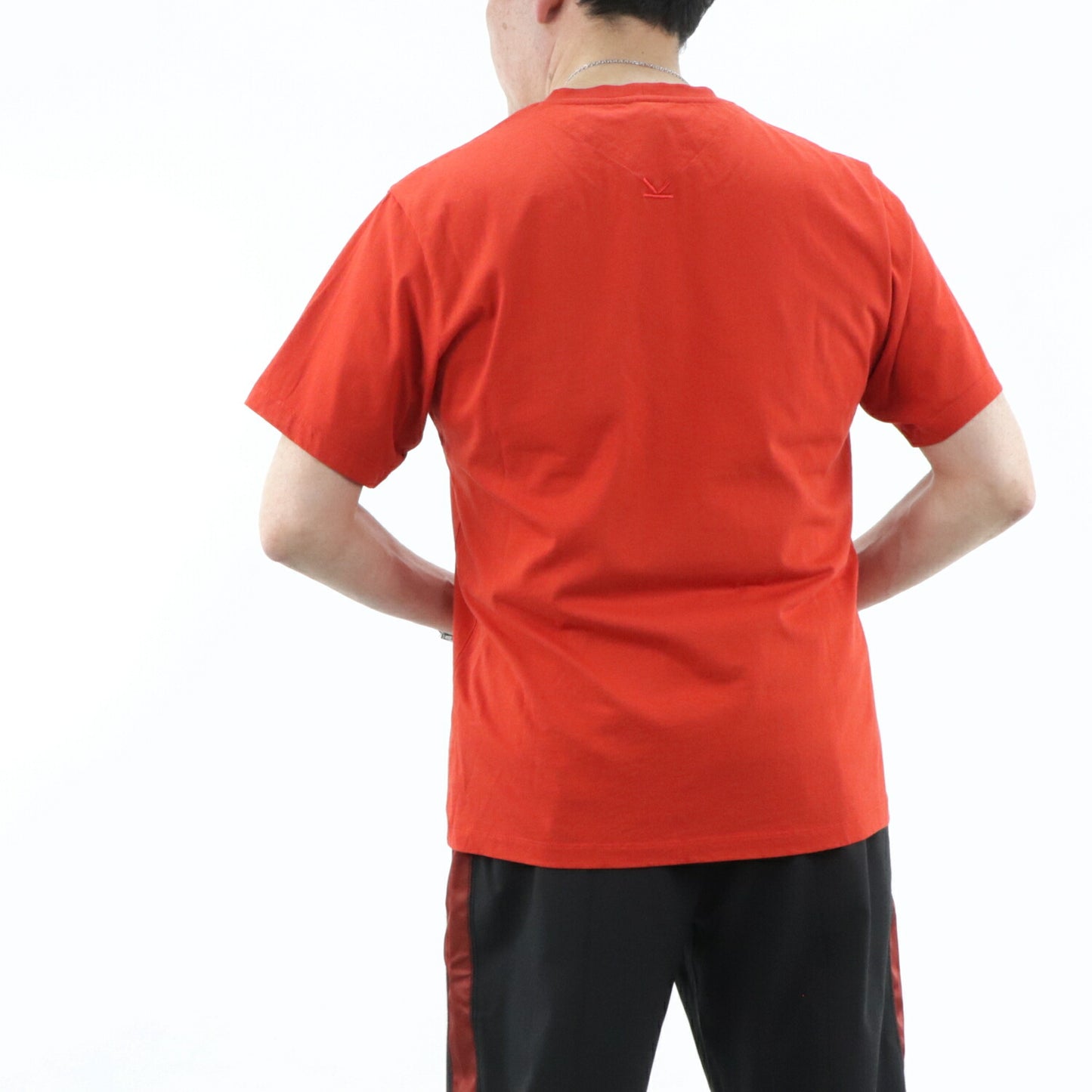 ケンゾー Tシャツ 半袖 F955TS0924SG レッド 刺繍 ロゴ