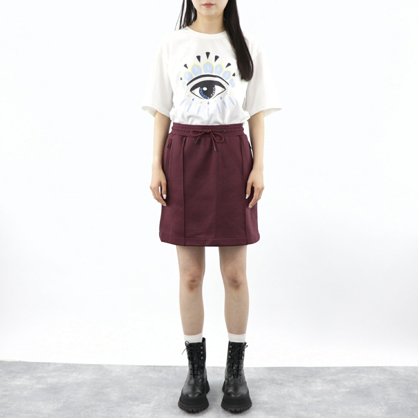 ケンゾー Tシャツ F955TS0494YC 01 ホワイト