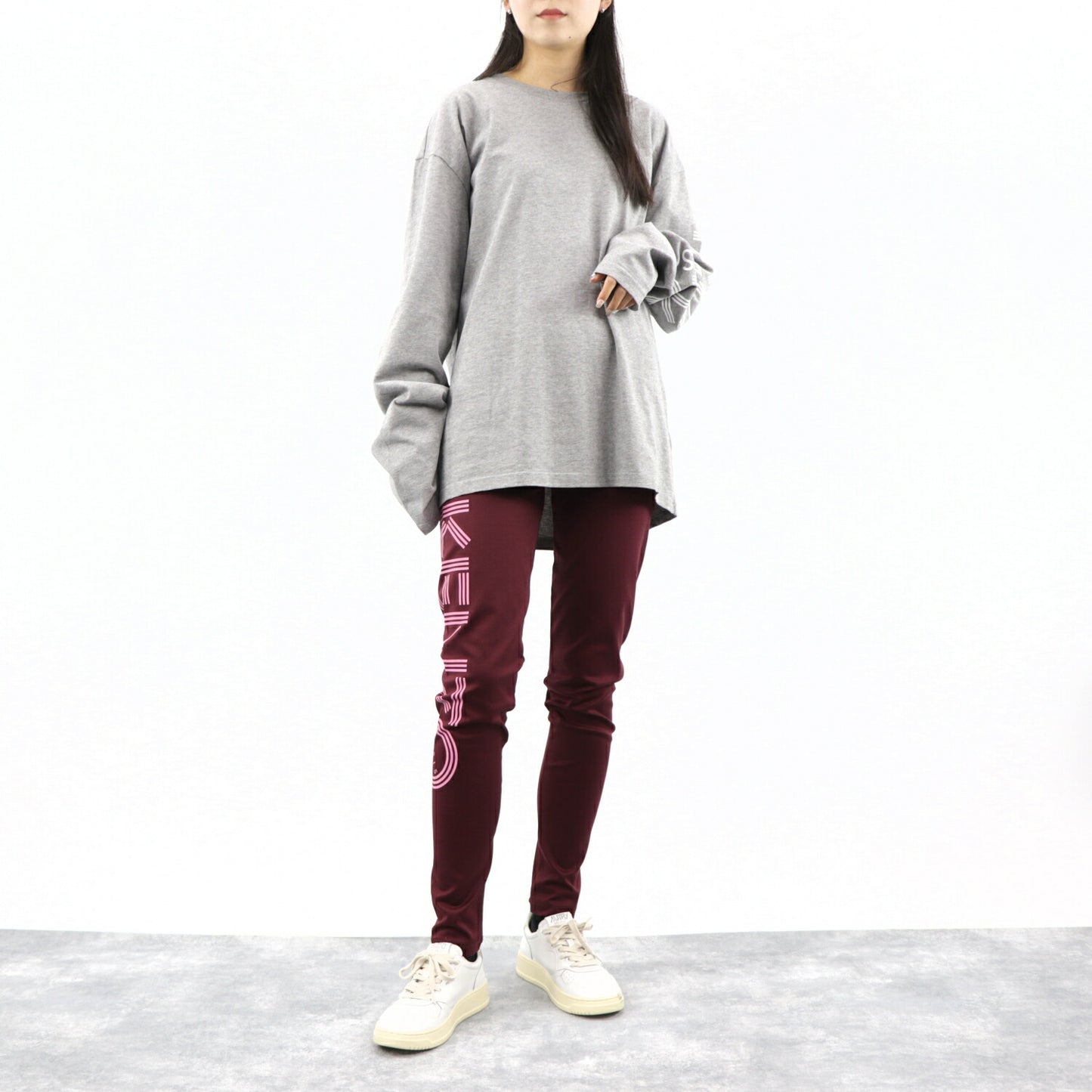 ケンゾー ロングパンツ F962PA706951 23 ボルドー