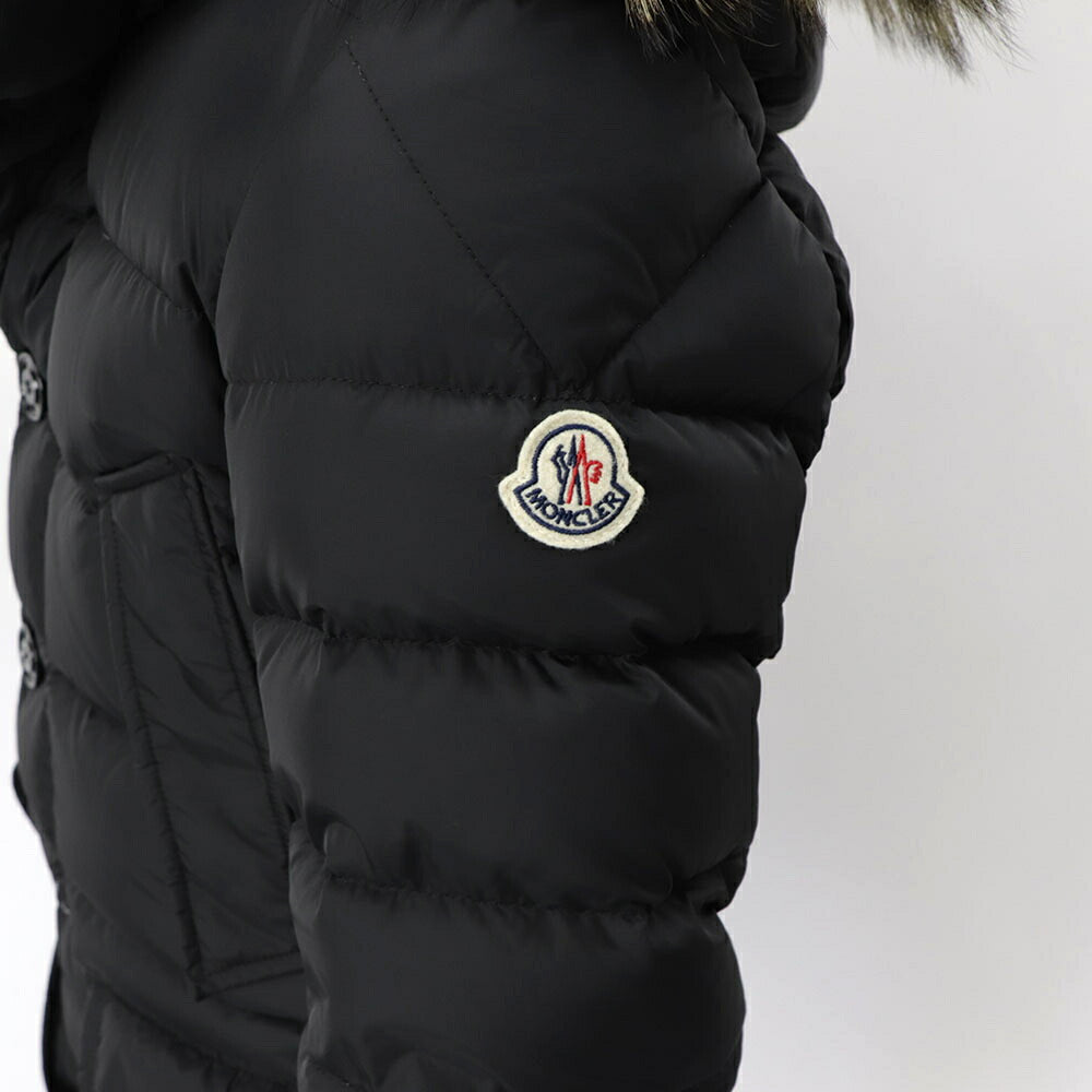 モンクレール MONCLER 41380 25 68352 999 CLUNY ダウンジャケット ダウンコート アウター ブラック フード取り外し可 ファー取り外し可 メンズ