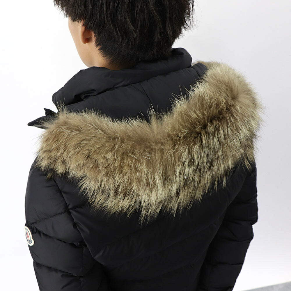 モンクレール MONCLER 41380 25 68352 999 CLUNY ダウンジャケット ダウンコート アウター ブラック フード取り外し可 ファー取り外し可 メンズ