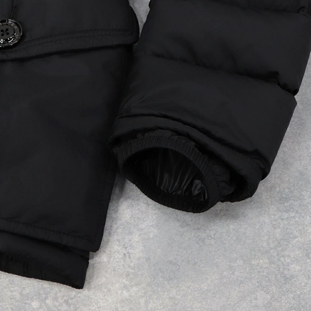 モンクレール MONCLER 41380 25 68352 999 CLUNY ダウンジャケット ダウンコート アウター ブラック フード取り外し可 ファー取り外し可 メンズ
