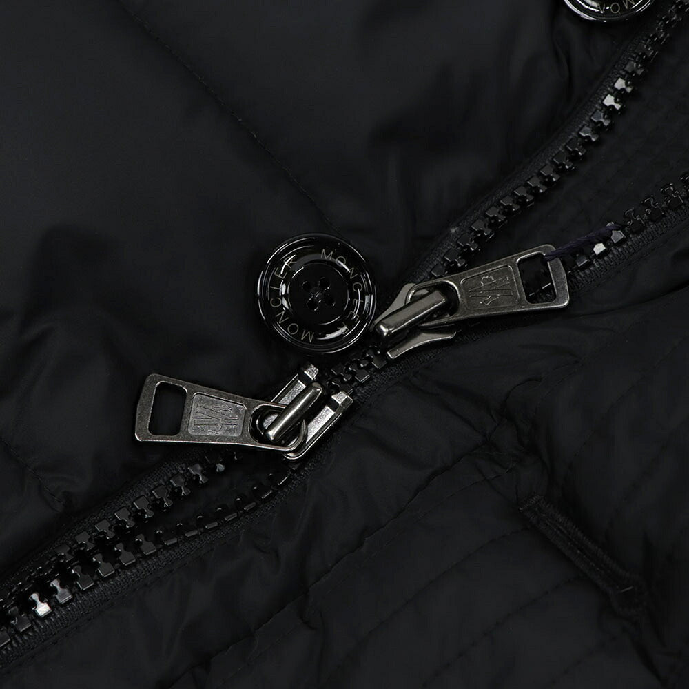 モンクレール MONCLER 41380 25 68352 999 CLUNY ダウンジャケット ダウンコート アウター ブラック フード取り外し可 ファー取り外し可 メンズ