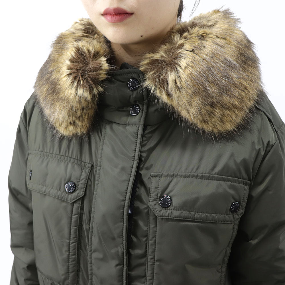 モンクレール MONCLER 1C000 44 539YH 835/BAN ダウンコート カーキ レディース 新品