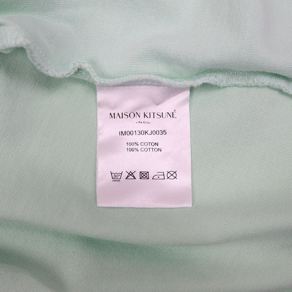 メゾン キツネ IM00130KJ0035 Tシャツ ミストグリーン
