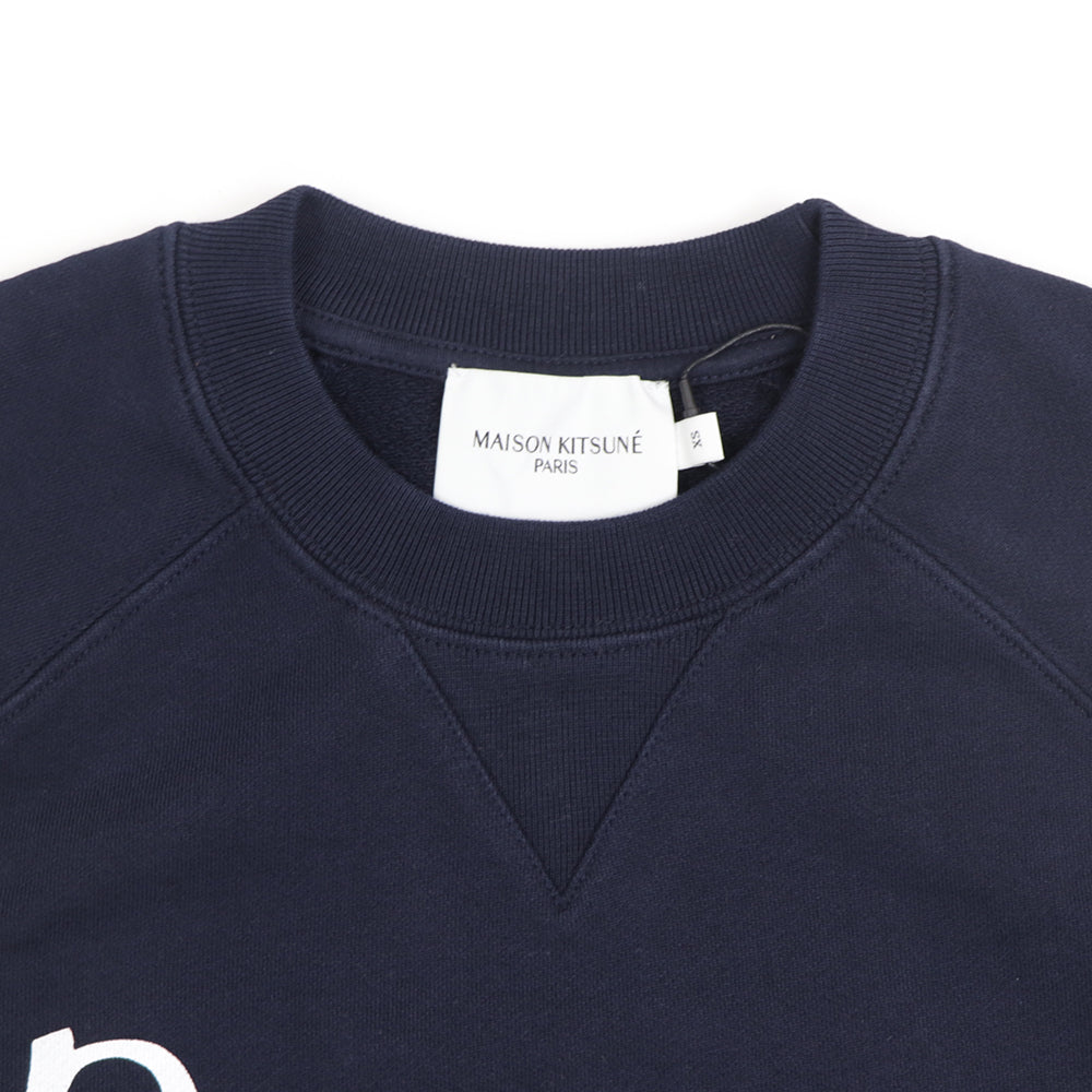 メゾン キツネ トレーナー AM00301KM0001 メンズ 紺