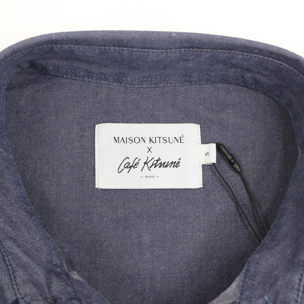 MAISON KITSUNE シャツ  CAFE KITSUNE ネイビー